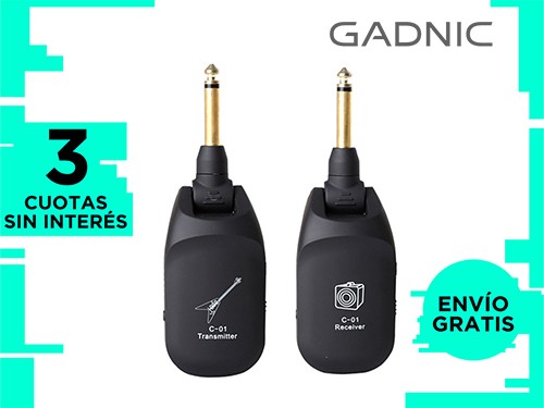 Transmisor y Receptor De Audio De Guitarra Gadnic TRG01 Inalámbrico