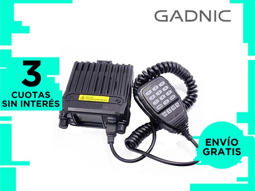 Radio Móvil Gadnic RBG-200CH Doble Banda 25w 200ch VHF UHF