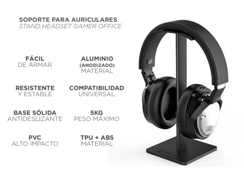 Soporte Para Auriculares Stand Headset Gamer Office