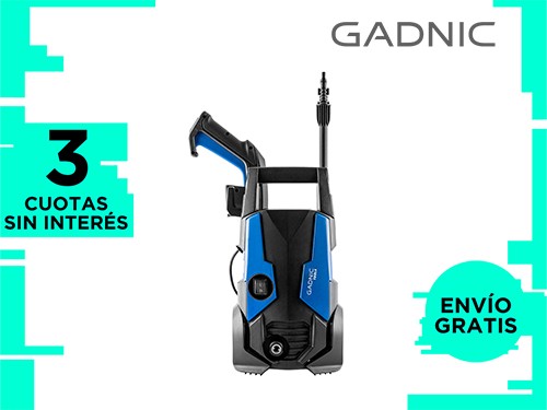 Hidrolavadora Gadnic KP1000 Alta Presión Gadnic 1400w 120 Bar Microfi