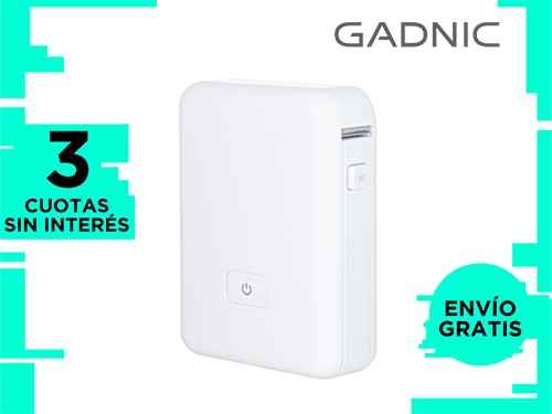 Etiquetadora Portátil Gadnic Mini Impresora Térmica