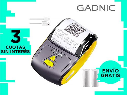 Impresora Portátil Bluetooth Térmica Inalámbrica Ticket 58mm