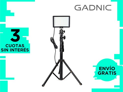 Panel Led Fotografía Gadnic LP-02 + Tripode Regulable