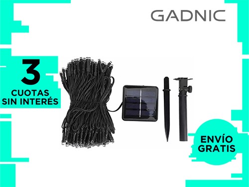 Guirnalda de Luces Solar Gadnic 8 Modos 22 mts