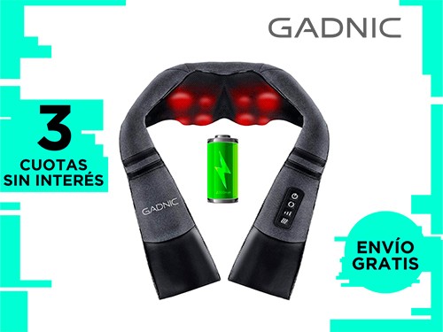 Masajeador De Cuello Gadnic Yapeyú Cervical Recargable Shiatsu