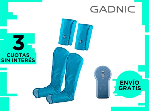 Botas de Presoterapia Gadnic Drenaje Celulitis Estrías Relax de Pierna