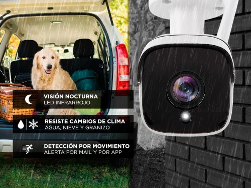 Kit Camaras de Seguridad Gadnic IP Wifi Exterior x3