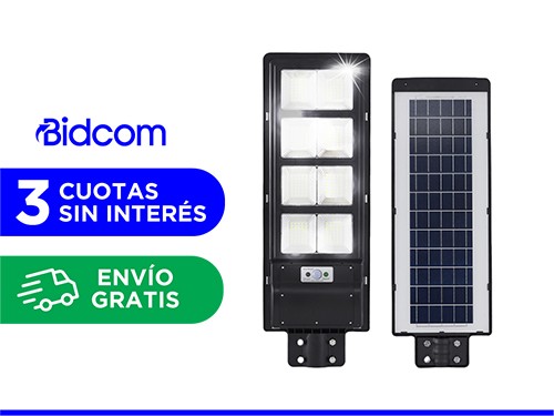 Reflector Solar Led 120W GADNIC S-LIGHT10 Sensor De Movimiento Exterio