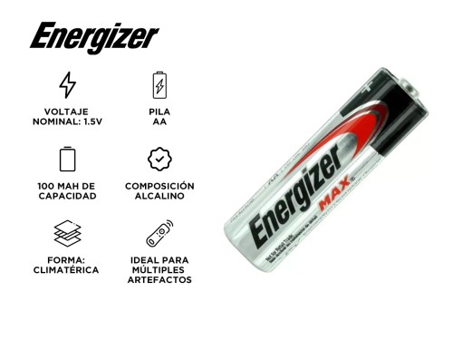 Pila Energizer AA Max E91 Unidad Suelta