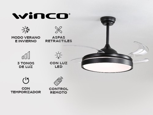 Ventilador de Techo Winco con Luz Led W1342