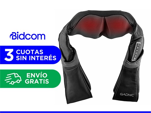 Masajeador Cervical Gadnic ARCE 8 Nodos Shiatsu