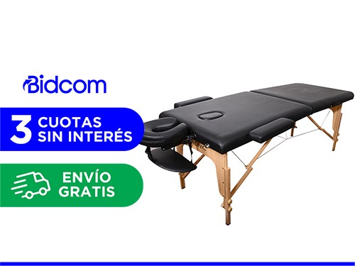 Camilla Para Masajes Gadnic Profesional Hasta 225kg 185x70cm Plegable