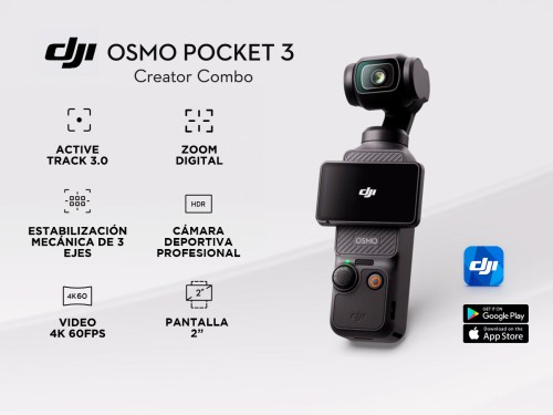 Osmo Pocket 3 Creator Combo DJI Cámara 4K