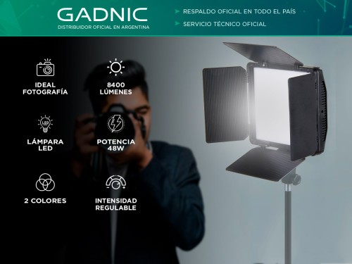 Iluminador Continuo MX Gadnic F8T0-MX600 8400 Lúmenes