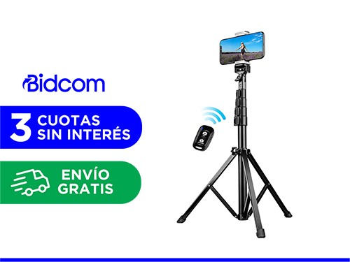 Trípode Extensible Gadnic DAA214 Con Control Remoto Bluetooth