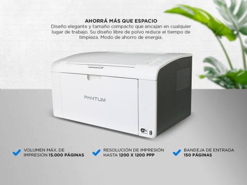 Impresora Pantum 2509W WIFI Laser Monocromatica