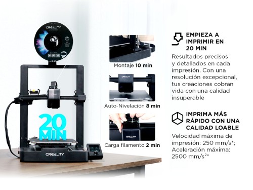 Impresora 3D Creality Ender-3 V3 SE Precisión Inigualable