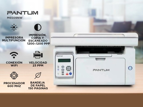 Impresora Multifunción Pantum 6509NW Laser Monocromática