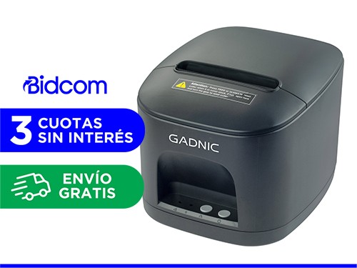 Impresora De Etiquetas Térmica Gadnic IMP31 Tamaño Pequeño Bajo Consum