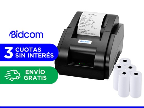 Impresora Térmica X-Printer XP-58IIH USB 58mm Alta Velocidad Impresión