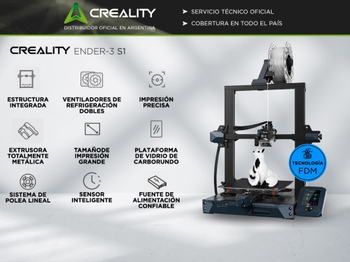 Impresora 3d Creality Ender-3 S1 de autonivelación automática