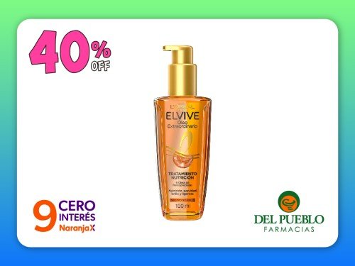 Óleo Extraordinario Elvive Nutrición Universal x 100 ml