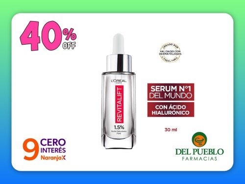 Sérum L'oréal Paris Revitalift Acido Hialurónico x 30 ml