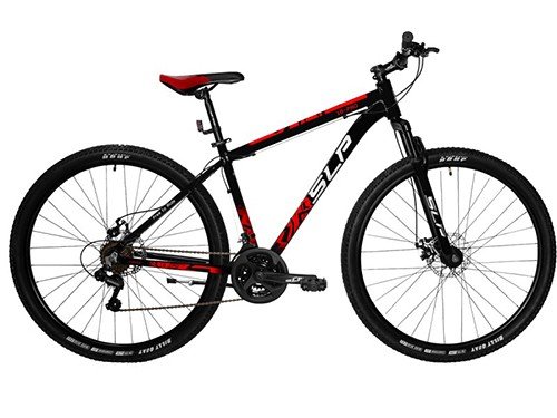 Bicicleta Mountain Bike 10 PRO Rodado 29 Negro Rojo SLP