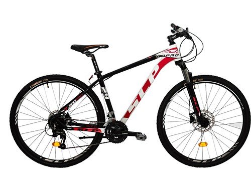 Bicicleta Mountain Bike 500 PRO Rodado 29 Negro Blanco SLP