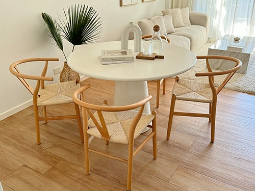 Set x 4 sillas de comedor modelo Wishbone