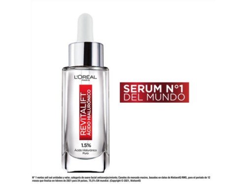 L'Oréal París Sérum Revitalift Con Ácido Hialurónico 30 Ml