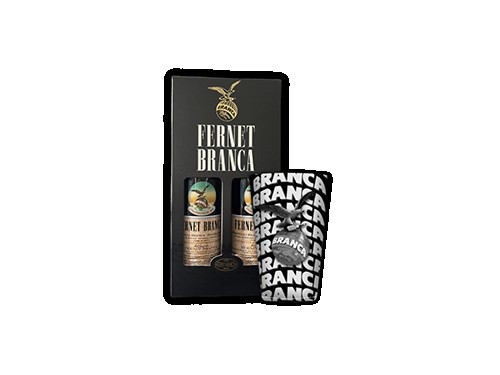 Estuche Regalo Fernet Branca x 2 + Eco Vaso