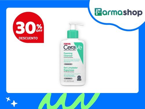 CERAVE GEL LIMPIADOR ESPUMOSO X236 ML