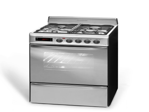 Cocina A Gas Longvie 21601xt 60cm Inox Grill Eléctrico