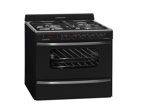 Cocina A Gas Longvie 21601gt 60cm Grafito Grill Eléctrico