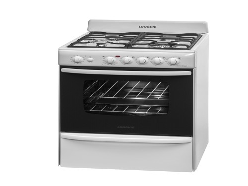 Cocina A Gas Longvie 19601b 60cm Blanco Encendido Una Mano