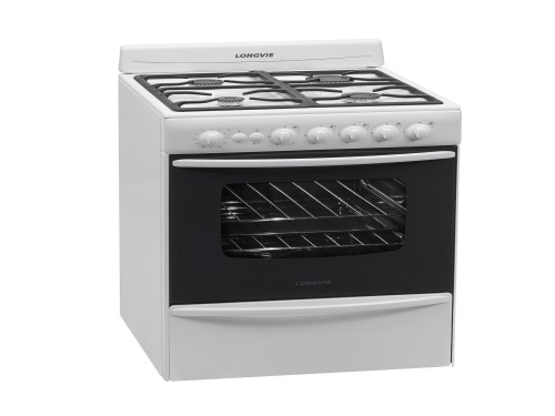 Cocina A Gas Longvie 13501bf 56cm Blanca Cajón Parrilla