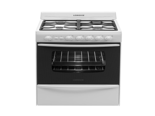 Cocina A Gas Longvie 13501bf 56cm Blanca Cajón Parrilla