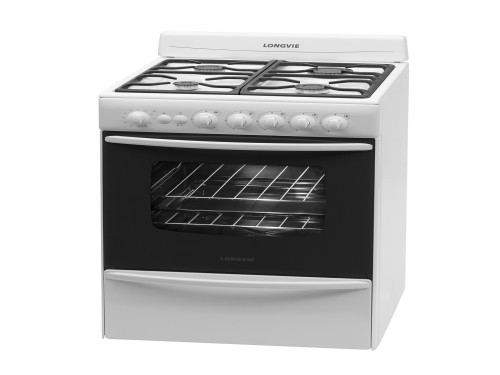 Cocina A Gas Longvie 13501bf 56cm Blanca Cajón Parrilla