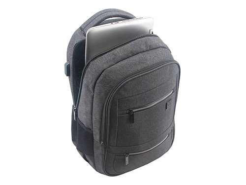 Mochila Portanotebook Ejecutiva Reforzada Con Usb Unisex Unicross