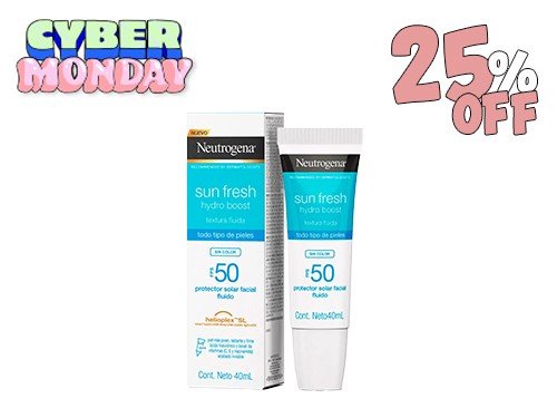 Protector Solar Neutrogena Hydro Boost Sin Color Fps50 40ml