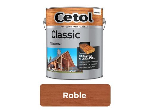 Pintura impermeable Para Madera Cetol Brillante Al Aguarras 4 litros