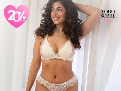 Conjunto Mindy Rosa Viejo (Corpiño Push Up Aro & Bombacha Less )