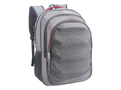 Mochila Porta Notebook Reforzada Usb Urbana Ejecutiva Wilson