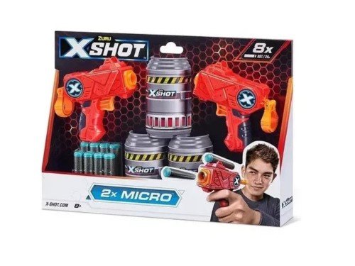 Pistola Lanza Dardos Doble Micro X-Shot