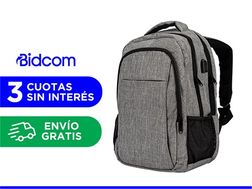 Mochila Resistente al Agua Gadnic MRE1282 Puerto USB Notebook