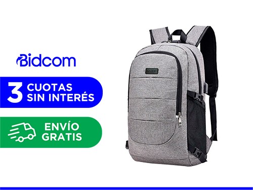 Mochila Antirrobo Gadnic M126B Impermeable Para Notebook