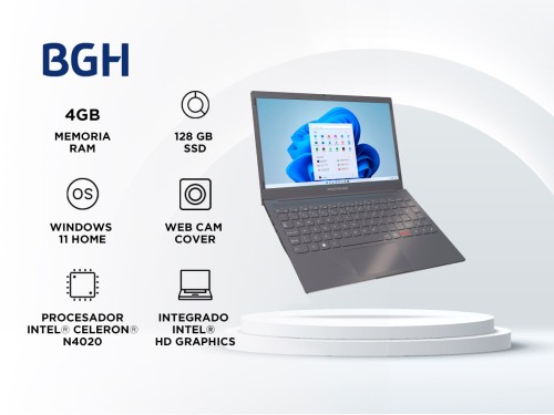 Notebook Positivo BGH Intel Celeron AT520LN 4GB RAM 128GB SSD Windows