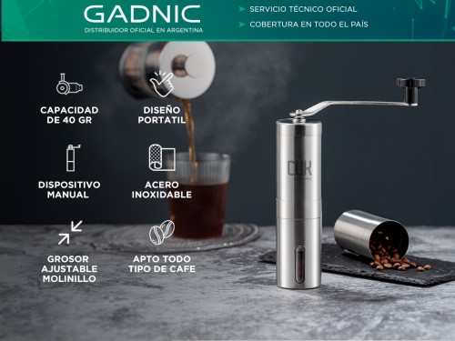 Molinillo de Cafe Manual Gadnic Triturador Semillas