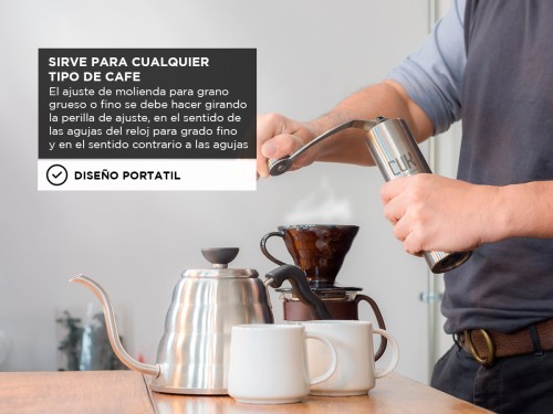 Molinillo de Cafe Manual Gadnic Triturador Semillas